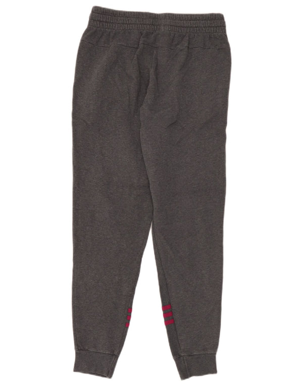 Adidas Womens Tracksuit Trousers Joggers UK 8/10 Small Grey Cotton