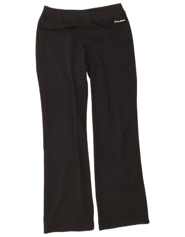 Diadora Womens Tracksuit Trousers UK 12 Medium  Black Polyester
