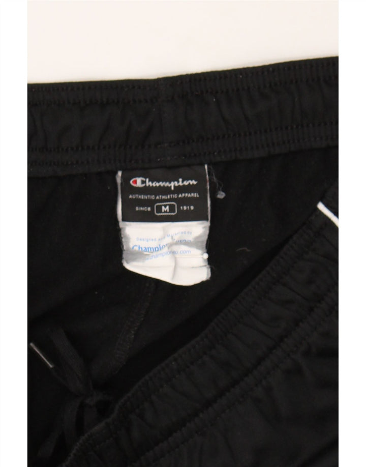 CHAMPION Mens Tracksuit Trousers Medium  Black Polyester Vintage Champion and Second-Hand Champion from Messina Hembry 