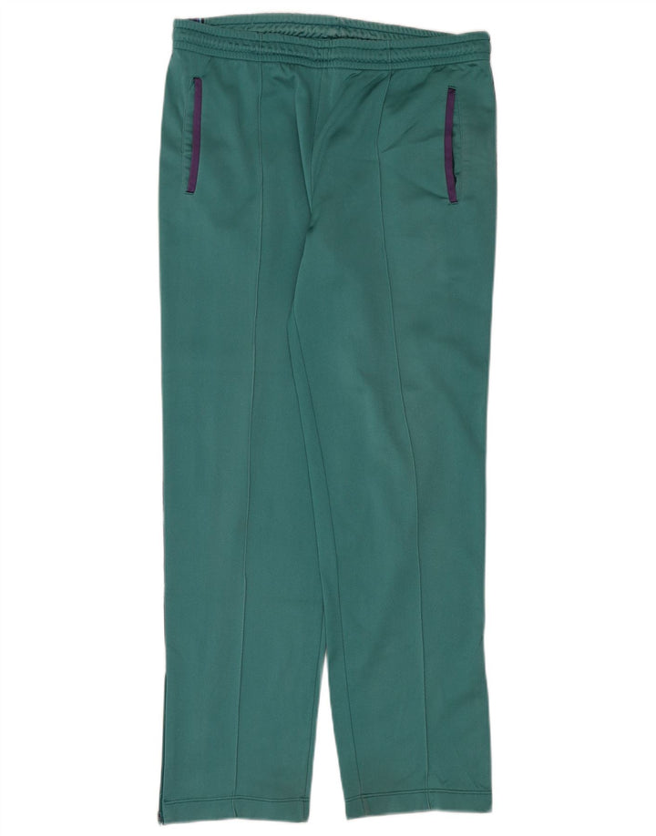 Asics Mens Graphic Tracksuit Trousers IT 50 Medium Green Polyamide