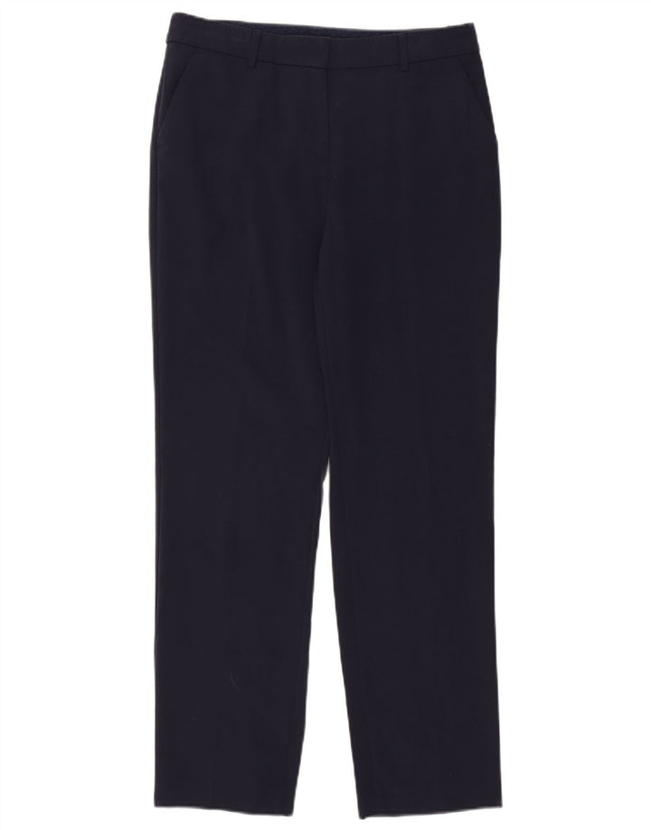 Marks & Spencer Womens Suit Trousers UK 12 Medium W30 L30 Navy Blue