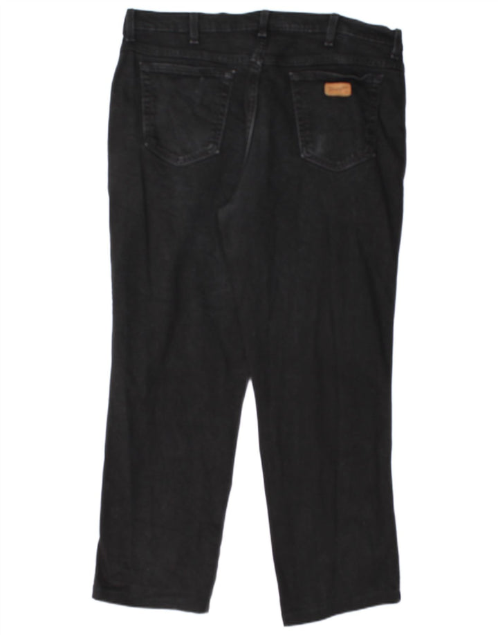 WRANGLER Mens Straight Jeans W38 L28 Black