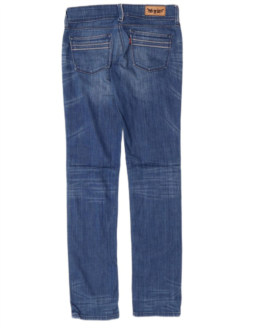 LEVI'S Womens Slim Jeans W28 L32 Blue Cotton