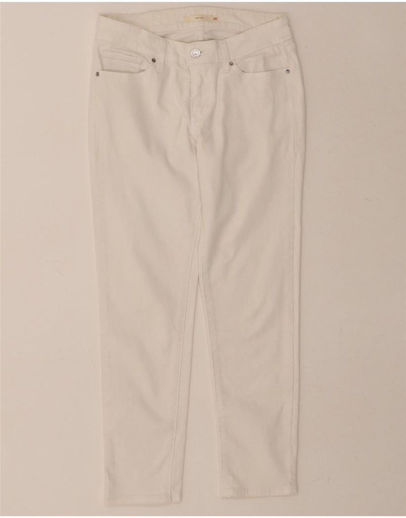 LEVI'S Womens 712 Crop Slim Jeans W28 L25 White Cotton Vintage Levi's and Second-Hand Levi's from Messina Hembry 