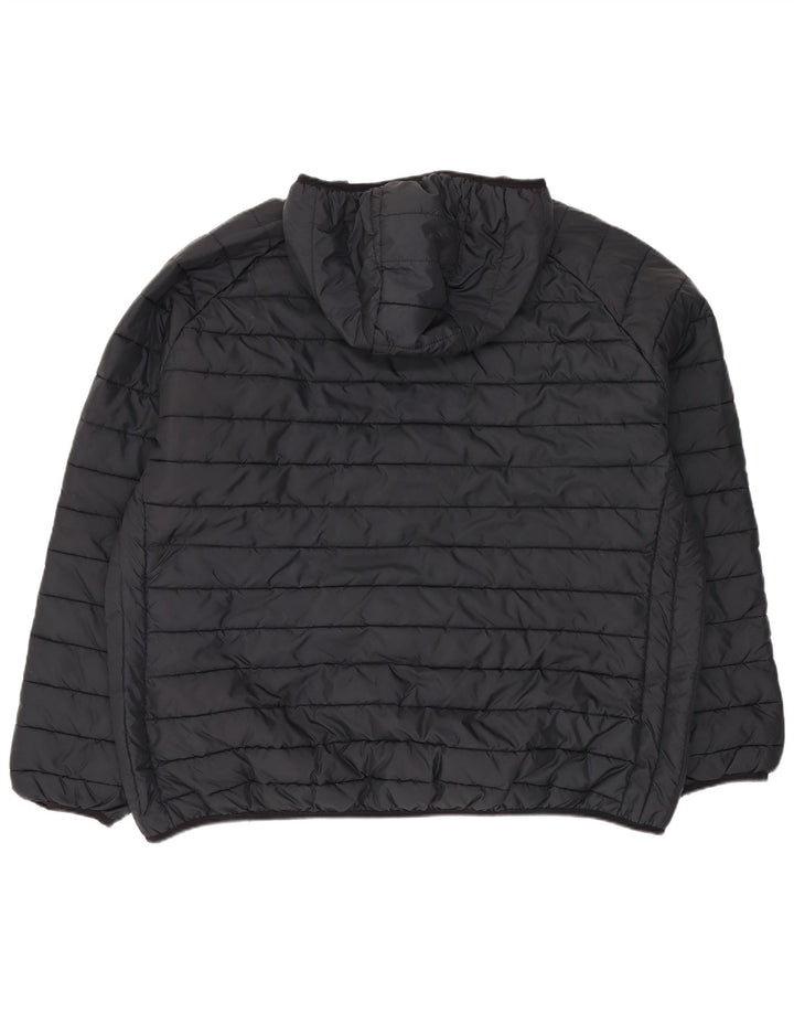 Ellesse Womens Hooded Padded Jacket UK 24 4XL Black Polyester