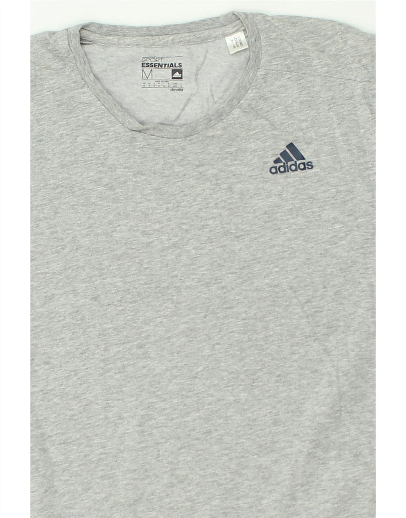 ADIDAS Mens T-Shirt Top Medium Grey Cotton | Vintage Adidas | Thrift | Second-Hand Adidas | Used Clothing | Messina Hembry 