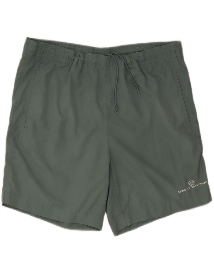 Sergio Tacchini Mens Sport Shorts XL  Green