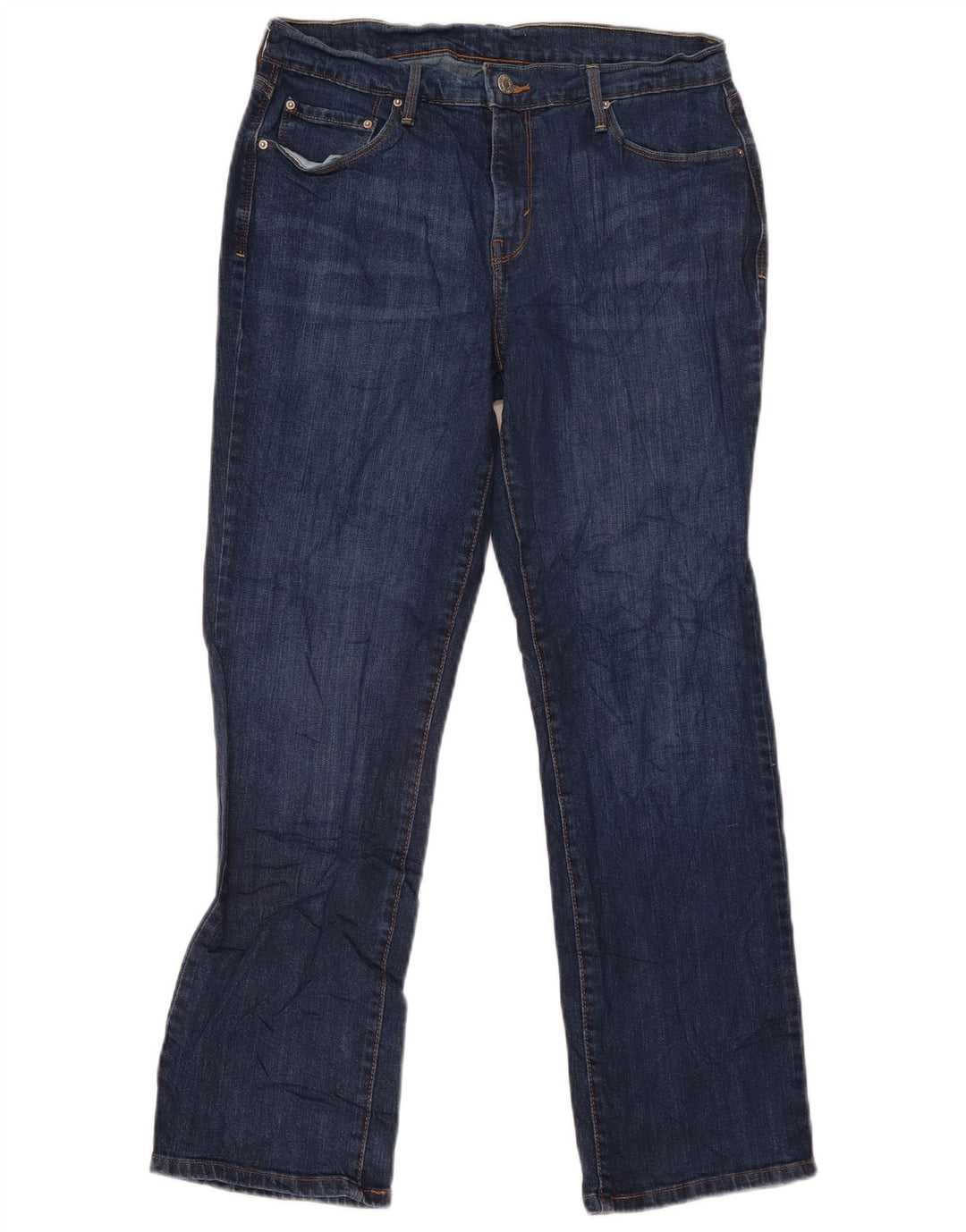 Levi's Womens Straight Jeans W32 L29 Blue