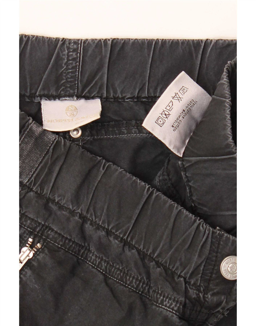 North Sails Womens Joggers Casual Trousers IT 42 Medium W32 L27 Black