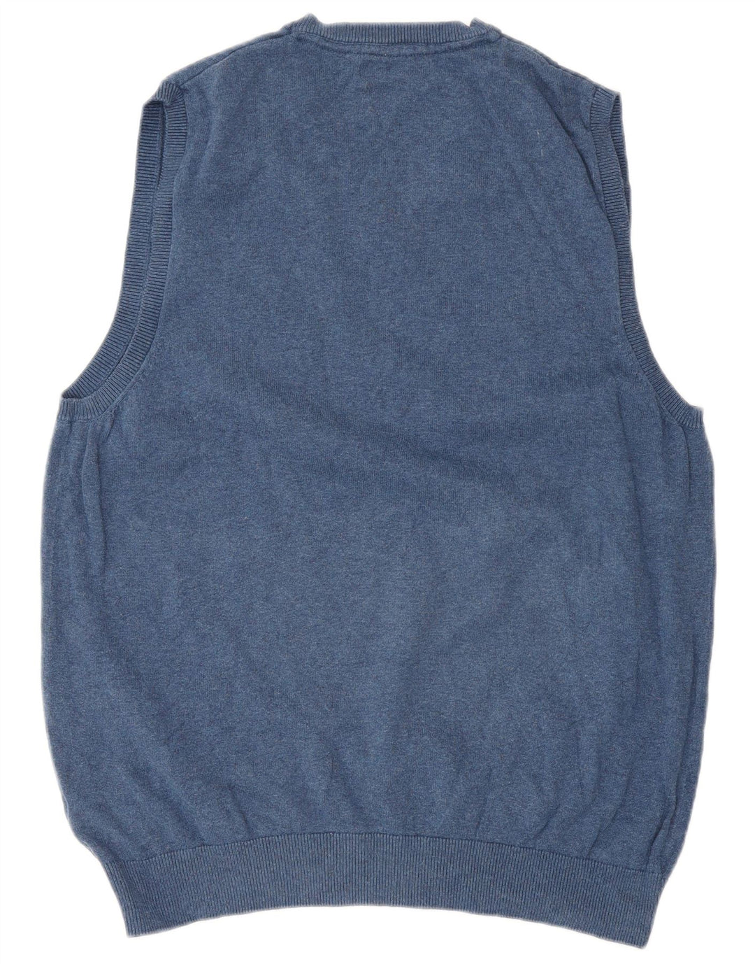 Marks & Spencer Mens Vest Tank Top Large Navy Blue Cotton