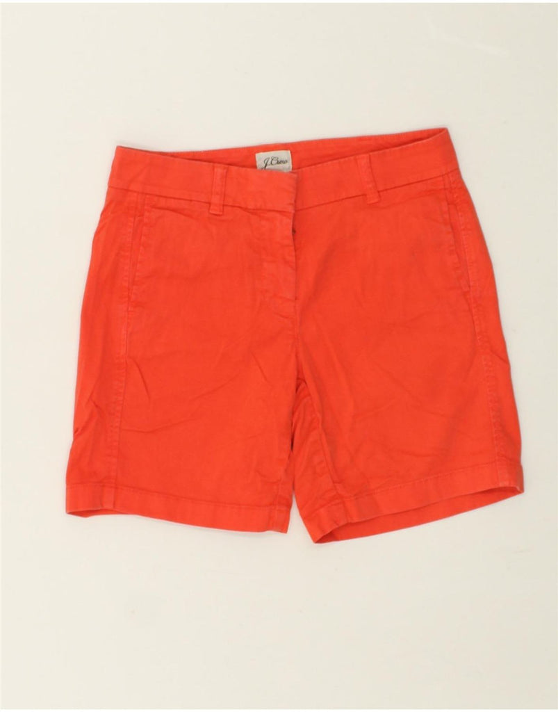 J. CREW Womens Chino Shorts US 00 2XS W28  Red Cotton | Vintage J. Crew | Thrift | Second-Hand J. Crew | Used Clothing | Messina Hembry 