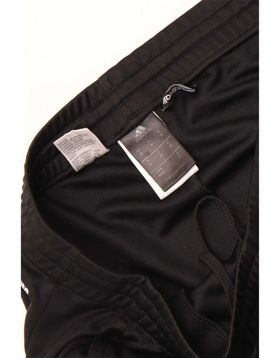 Adidas Mens Climalite Tracksuit Trousers Medium Black Polyester