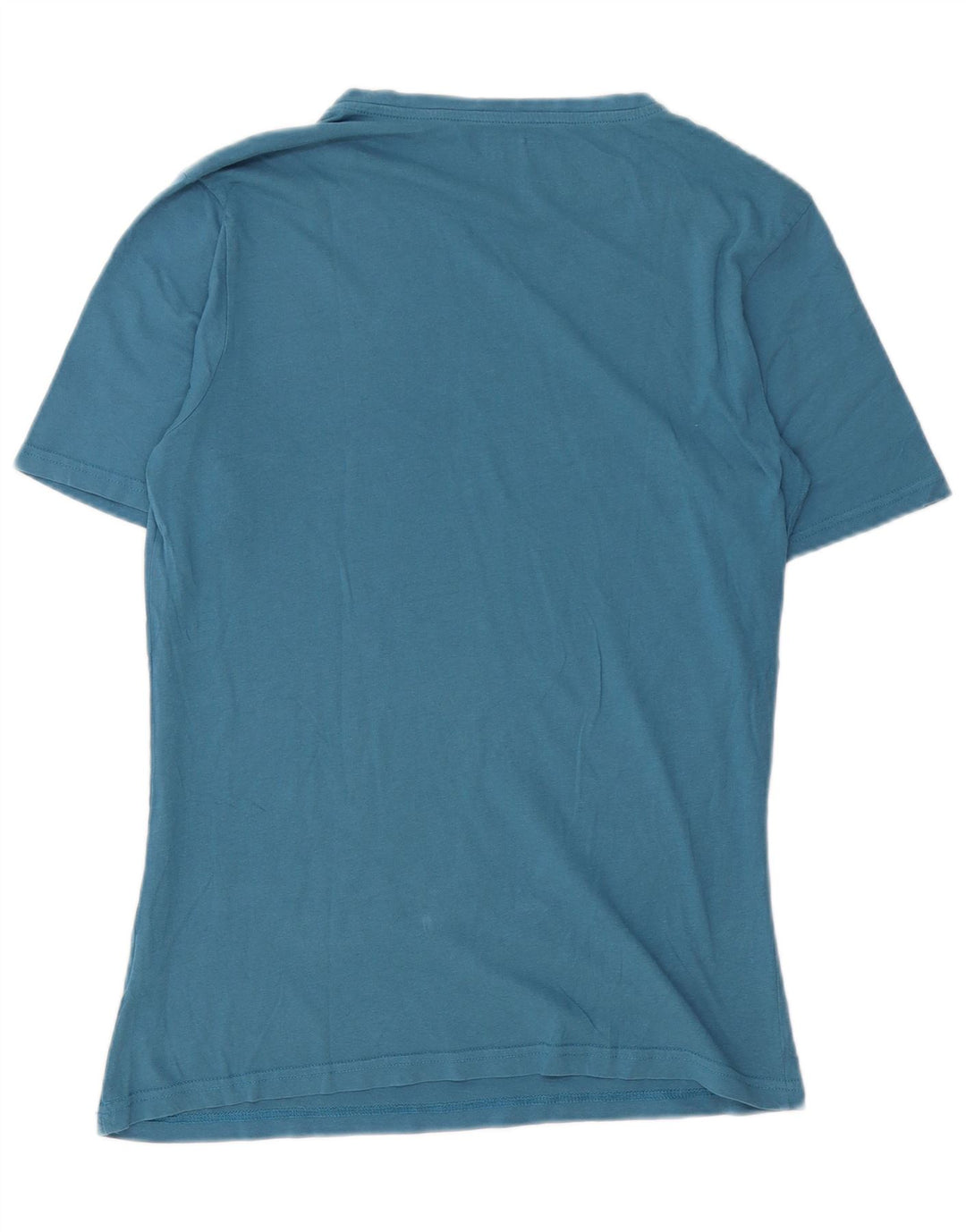Gas Mens T-Shirt Top XL Blue Striped Cotton
