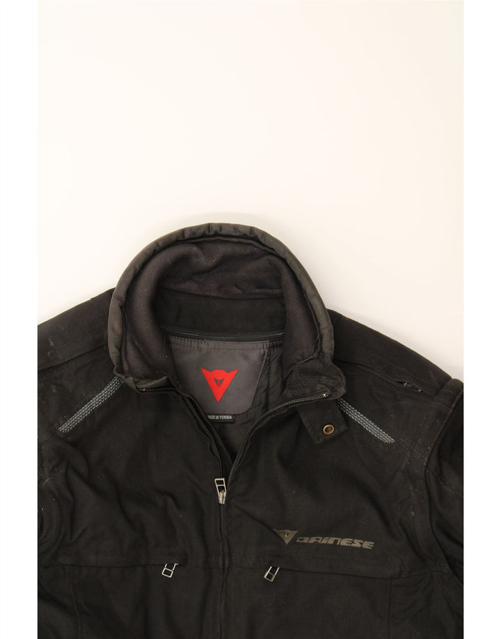 DAINESE Mens Racer Jacket IT 48 Medium Black Vintage Dainese and Second-Hand Dainese from Messina Hembry 