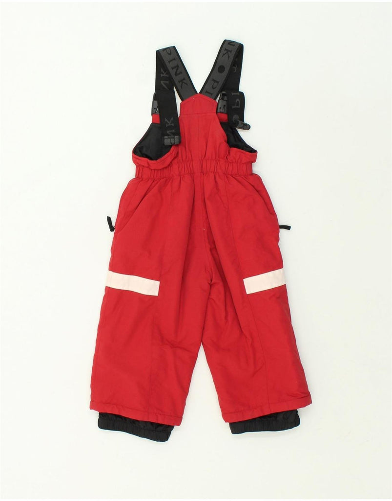 THINK PINK Baby Boys Ski Jumpsuit 18-24 Months  Red Nylon | Vintage Think Pink | Thrift | Second-Hand Think Pink | Used Clothing | Messina Hembry 