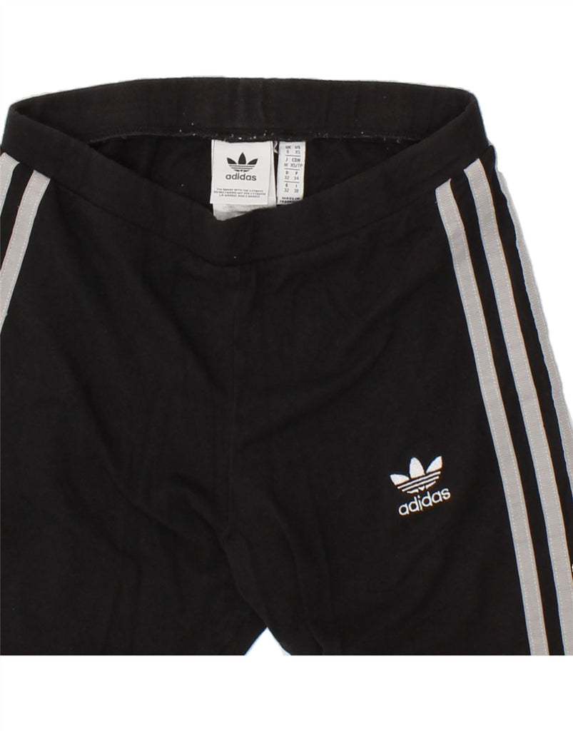 ADIDAS Womens Sport Shorts UK 6 XS  Black Cotton Vintage Adidas and Second-Hand Adidas from Messina Hembry 