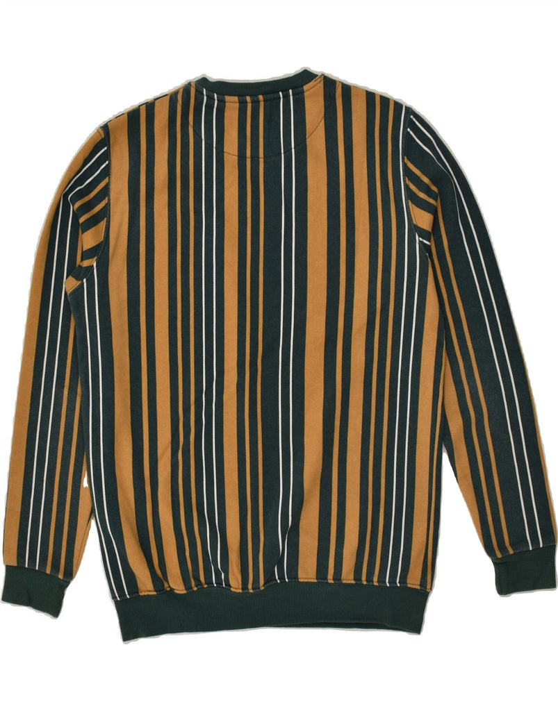 PULL & BEAR Mens Sweatshirt Jumper Medium Multicoloured Striped Cotton | Vintage Pull & Bear | Thrift | Second-Hand Pull & Bear | Used Clothing | Messina Hembry 