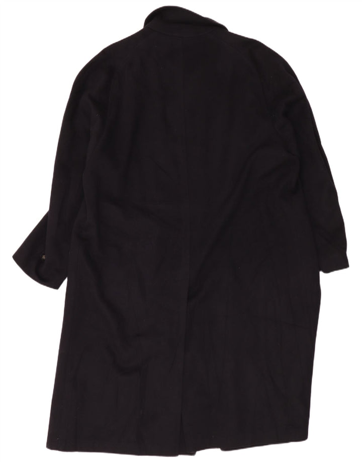 Bugatti Mens Overcoat UK 44 2XL Navy Blue Wool