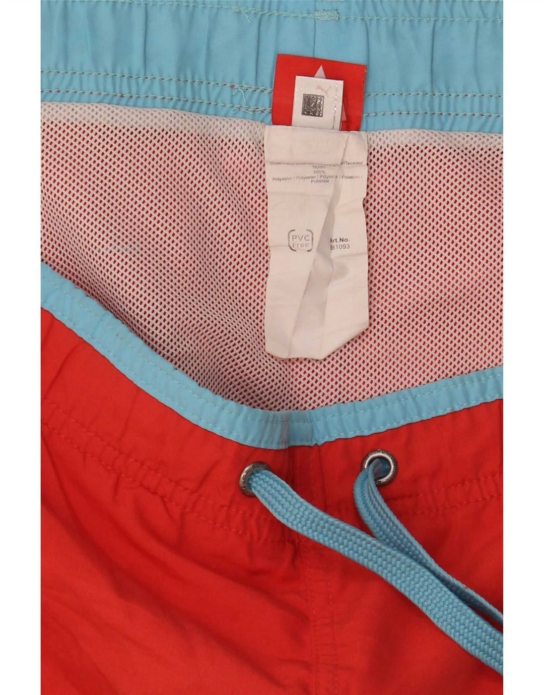 Puma Mens Graphic Swimming Shorts Large  Red Polyester