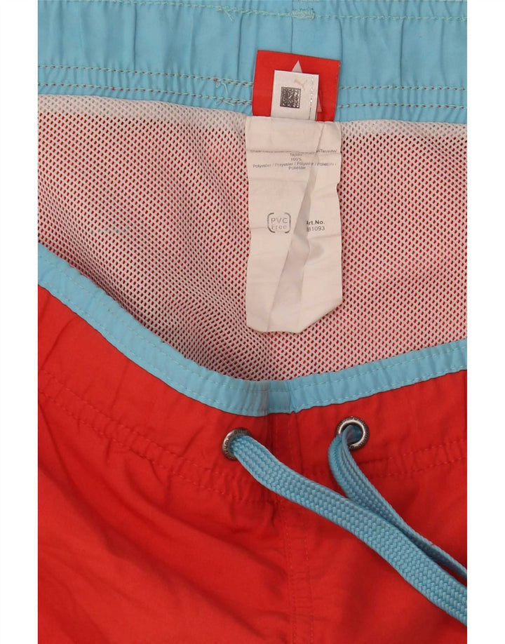 Puma Mens Graphic Swimming Shorts Large  Red Polyester