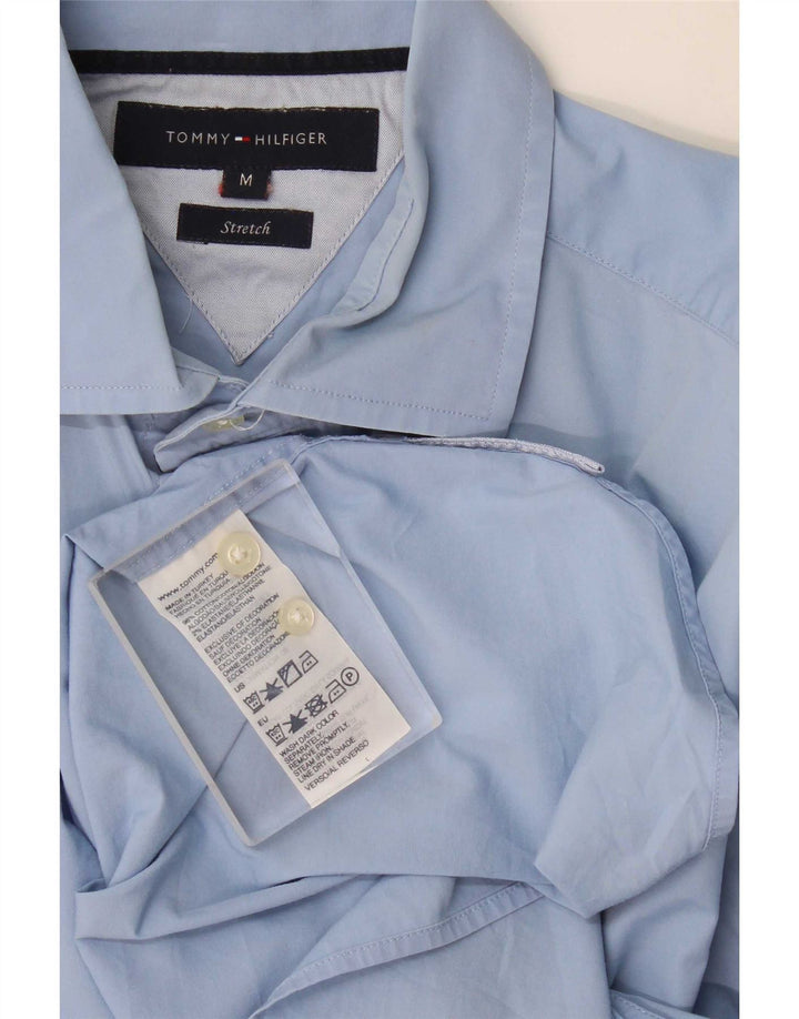 Tommy Hilfiger Mens Shirt Medium Blue Cotton