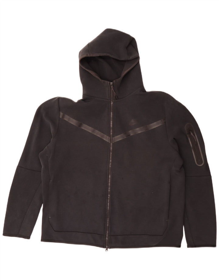 Nike Mens Zip Hoodie Sweater XL Black