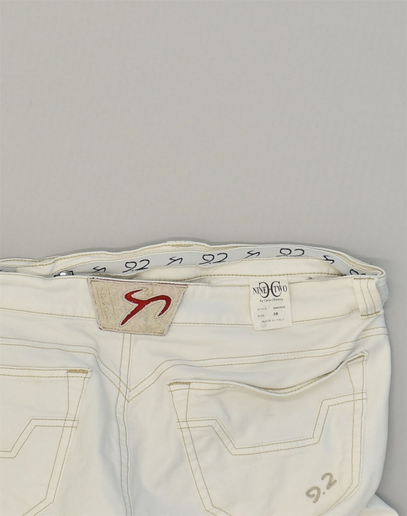 9.2 BY CARLO CHIONNA Womens Straight Jeans W38 L30 White Cotton | Vintage 9.2 by Carlo Chionna | Thrift | Second-Hand 9.2 by Carlo Chionna | Used Clothing | Messina Hembry 