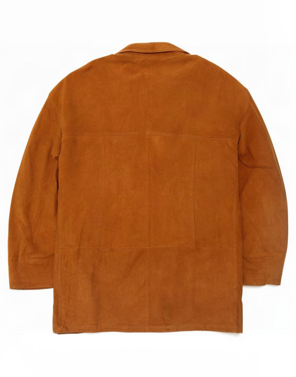 Scout Mens Suede Jacket UK 44 2XL Beige