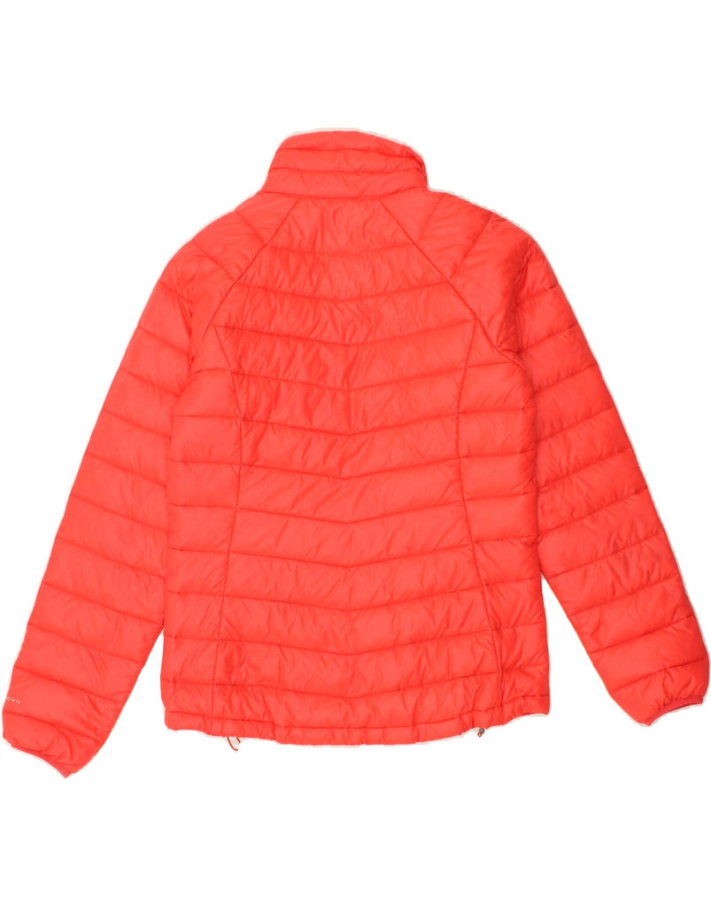COLUMBIA Womens Omni-Heat Padded Jacket UK 14 Medium Red Nylon | Vintage Columbia | Thrift | Second-Hand Columbia | Used Clothing | Messina Hembry 
