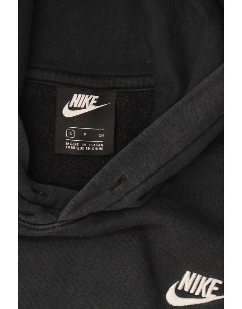NIKE Mens Hoodie Jumper Small Black Cotton Vintage Nike and Second-Hand Nike from Messina Hembry 