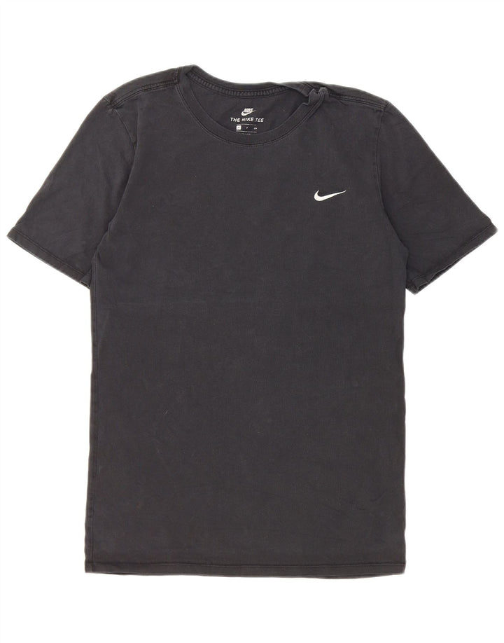 Nike Mens Athletic Cut T-Shirt Top Small Black Cotton