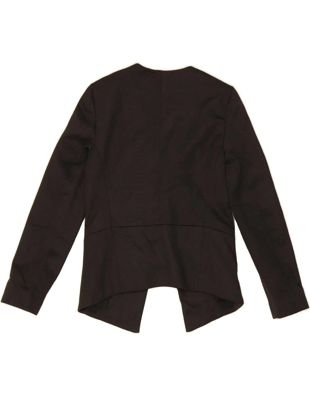 TOPSHOP Womens Open Blazer Jacket UK 8 Small Black Polyester Vintage Topshop and Second-Hand Topshop from Messina Hembry 
