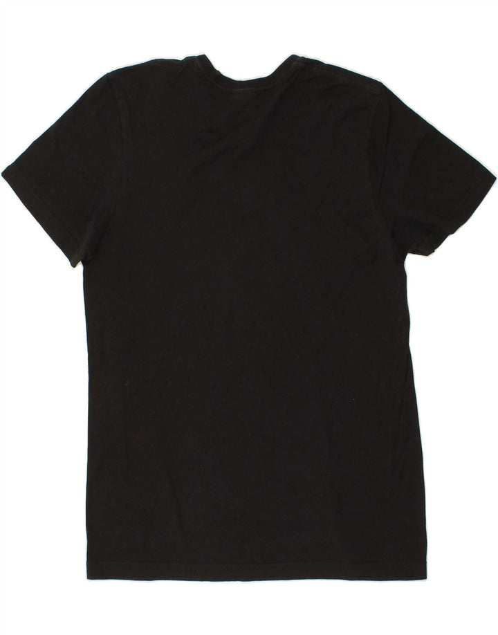 ADIDAS Mens Graphic T-Shirt Top Small Black Cotton Vintage Adidas and Second-Hand Adidas from Messina Hembry 