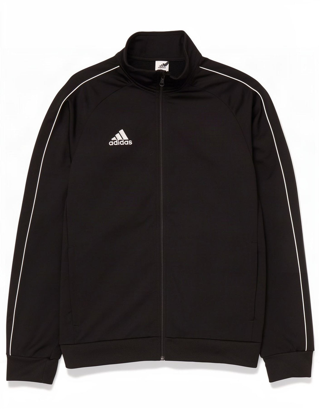 Adidas Mens Tracksuit Top Jacket Medium Black Polyester