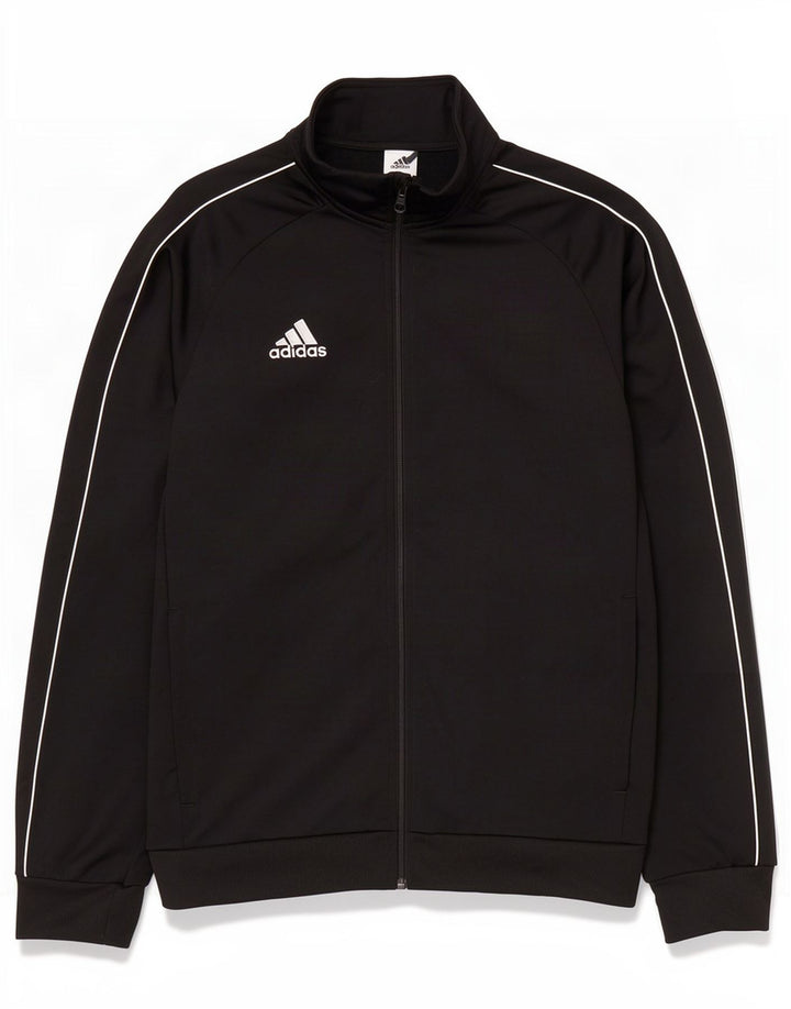Adidas Mens Tracksuit Top Jacket Medium Black Polyester