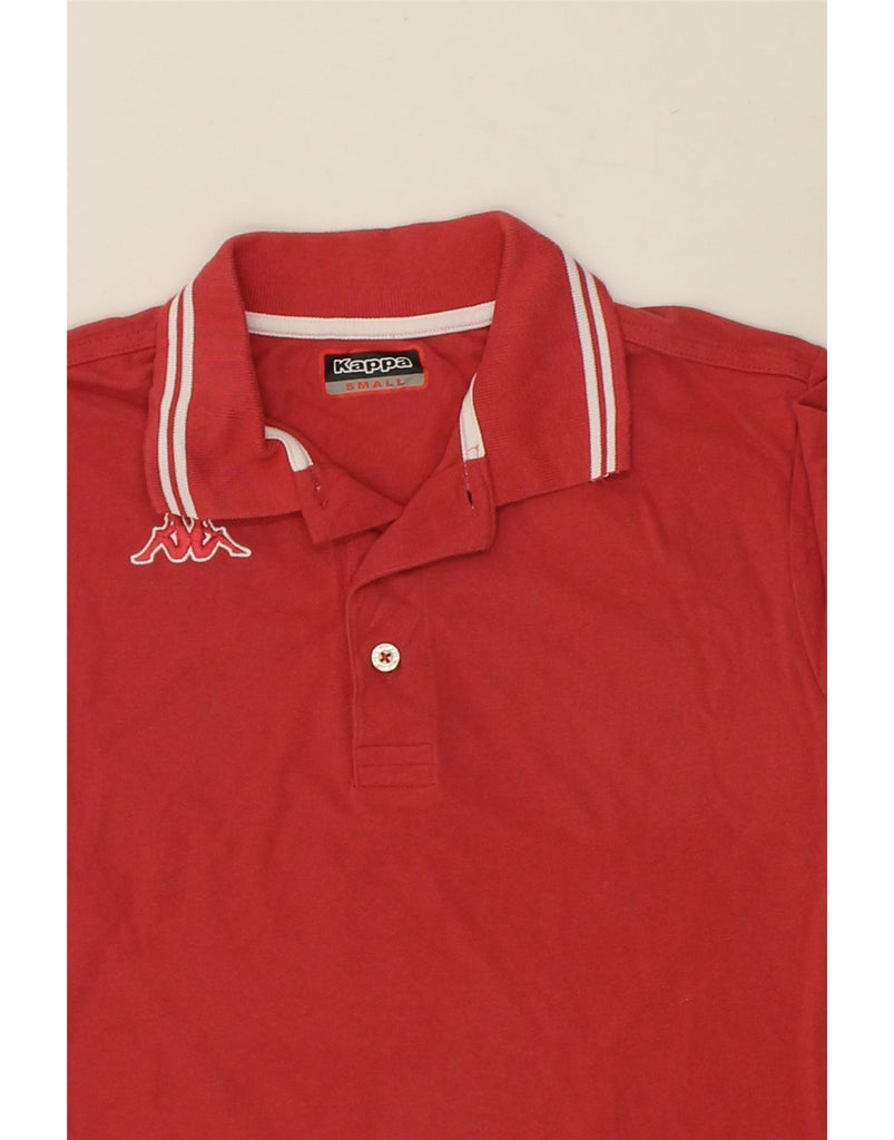 KAPPA Mens Polo Shirt Small Red Cotton | Vintage Kappa | Thrift | Second-Hand Kappa | Used Clothing | Messina Hembry 