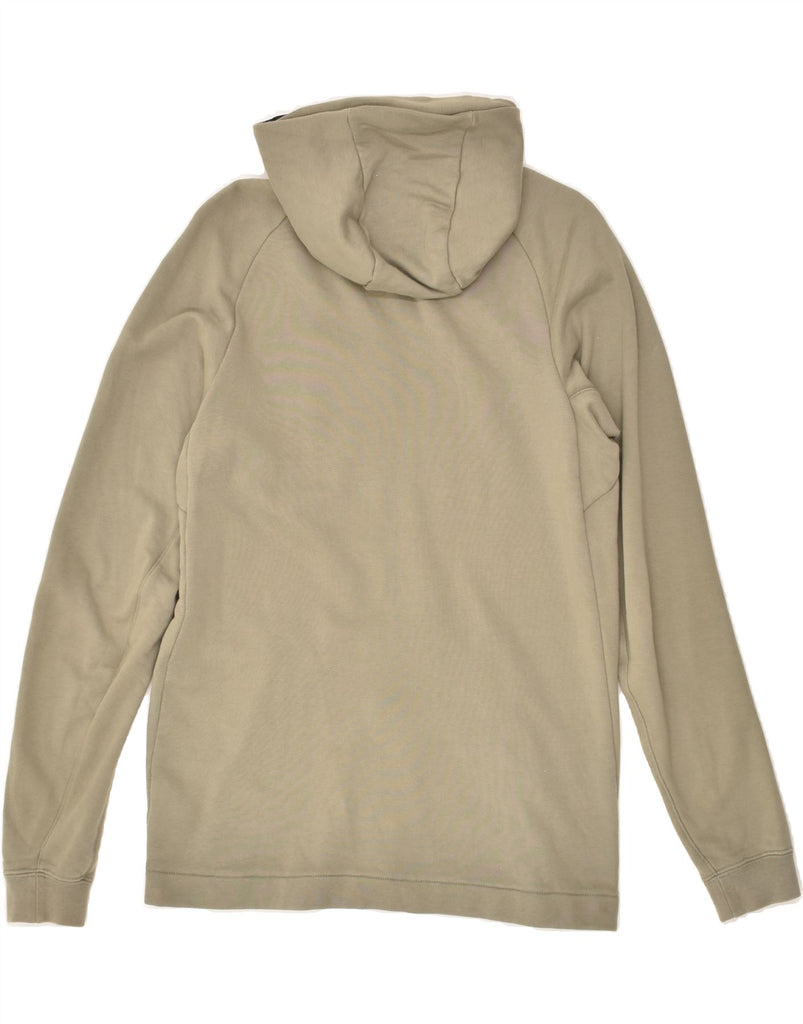 NIKE Mens Zip Hoodie Sweater Medium Khaki Cotton | Vintage Nike | Thrift | Second-Hand Nike | Used Clothing | Messina Hembry 