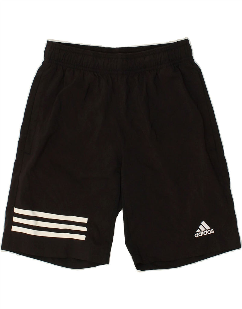 ADIDAS Boys Climalite Sport Shorts 11-12 Years Medium Black Polyester | Vintage Adidas | Thrift | Second-Hand Adidas | Used Clothing | Messina Hembry 