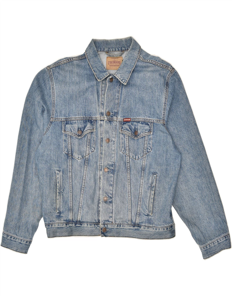 VINTAGE Mens Denim Jacket UK 44 2XL Blue Cotton | Vintage Vintage | Thrift | Second-Hand Vintage | Used Clothing | Messina Hembry 