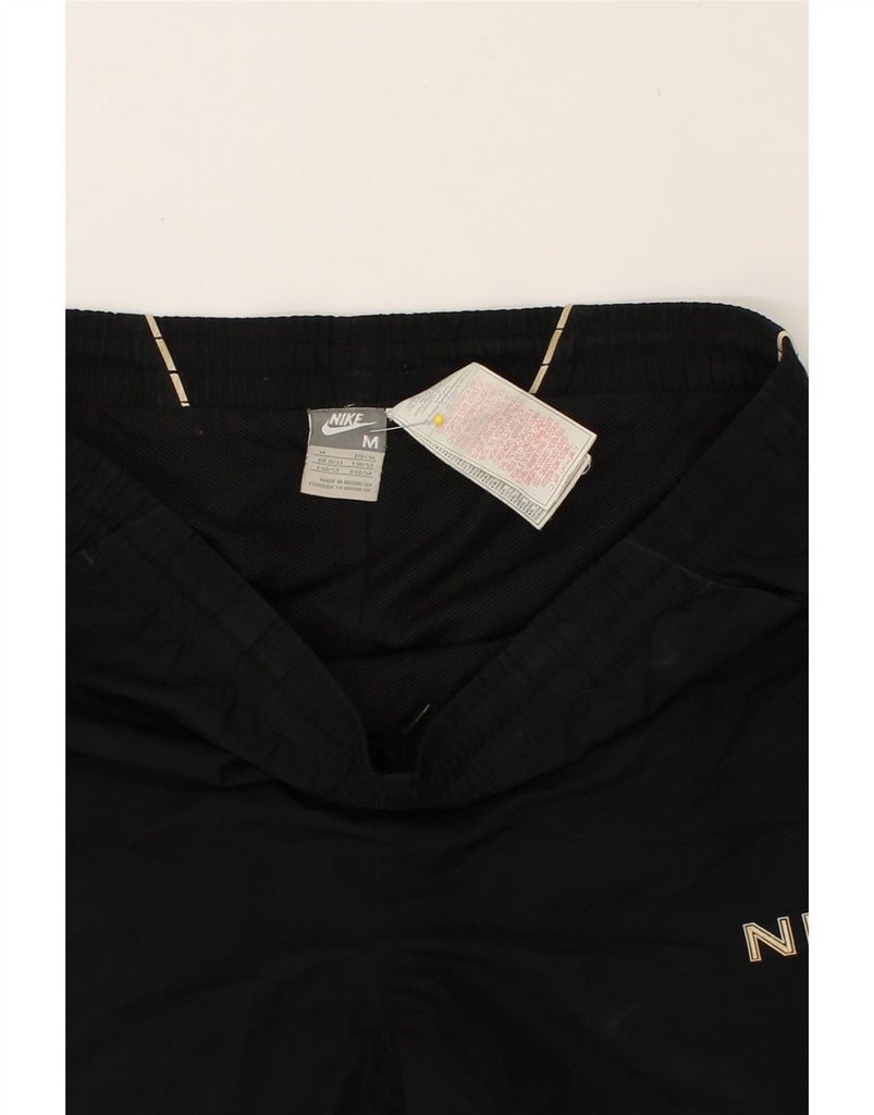 NIKE Mens Sport Shorts UK 31/33 Medium Black Polyester | Vintage Nike | Thrift | Second-Hand Nike | Used Clothing | Messina Hembry 