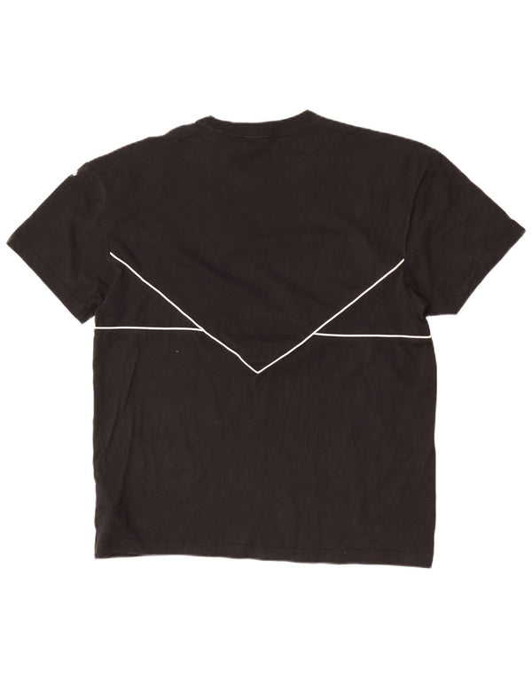 Adidas Mens Graphic T-Shirt Top Large Black Cotton