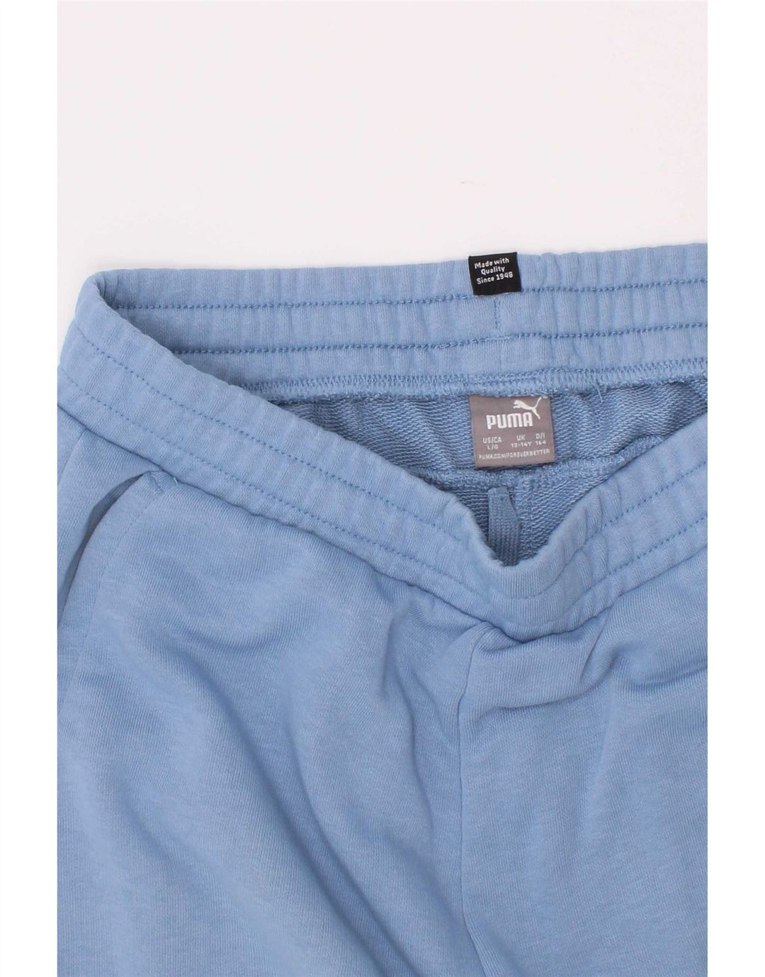 Puma Boys Sport Shorts 13-14 Years Blue Cotton