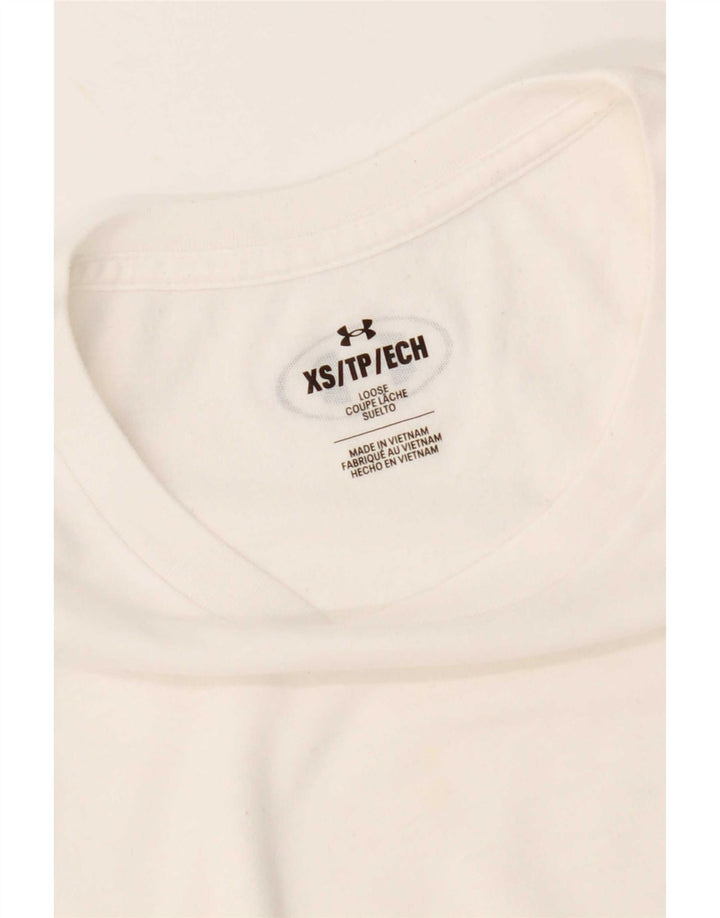 Under Armour Mens T-Shirt Top XS White