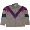 MC CRAE'S Mens Tracksuit Top Jacket XL Grey Colourblock Polyester