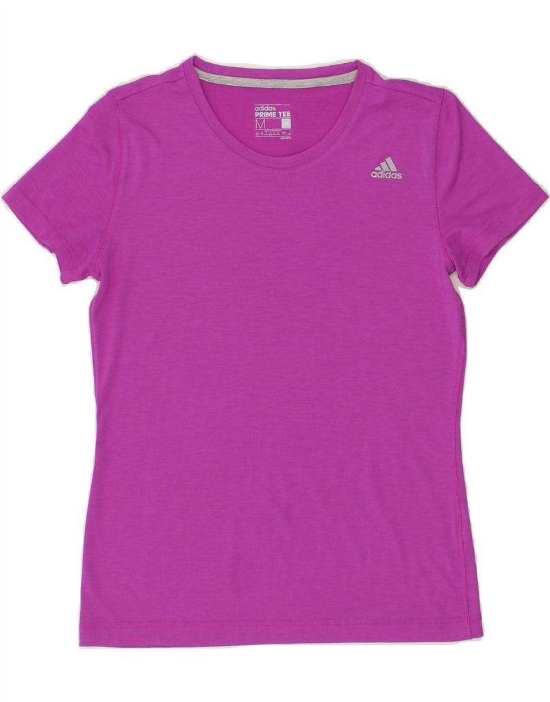 ADIDAS Womens T-Shirt Top UK 12 Medium Purple | Vintage Adidas | Thrift | Second-Hand Adidas | Used Clothing | Messina Hembry 