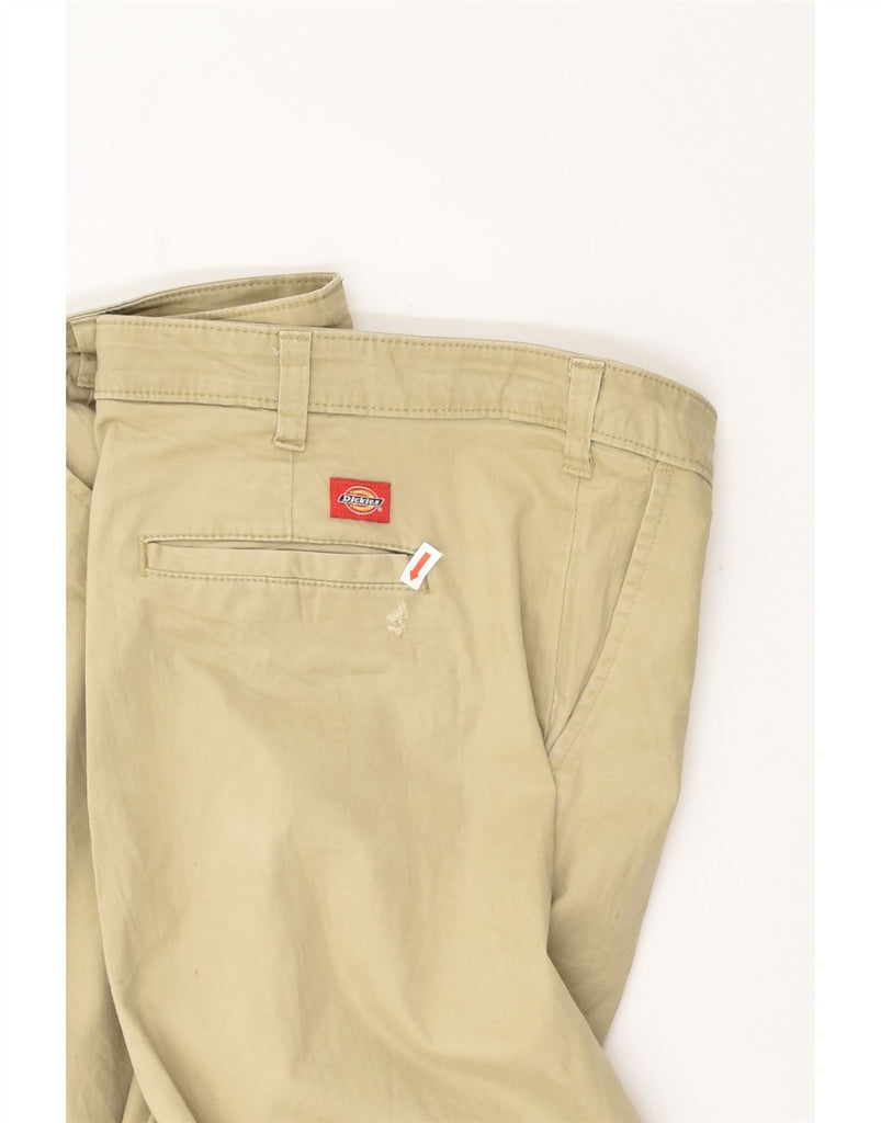 DICKIES Womens Slim Bootcut Chino Trousers US 14 XL W36 L31 Beige Cotton | Vintage Dickies | Thrift | Second-Hand Dickies | Used Clothing | Messina Hembry 