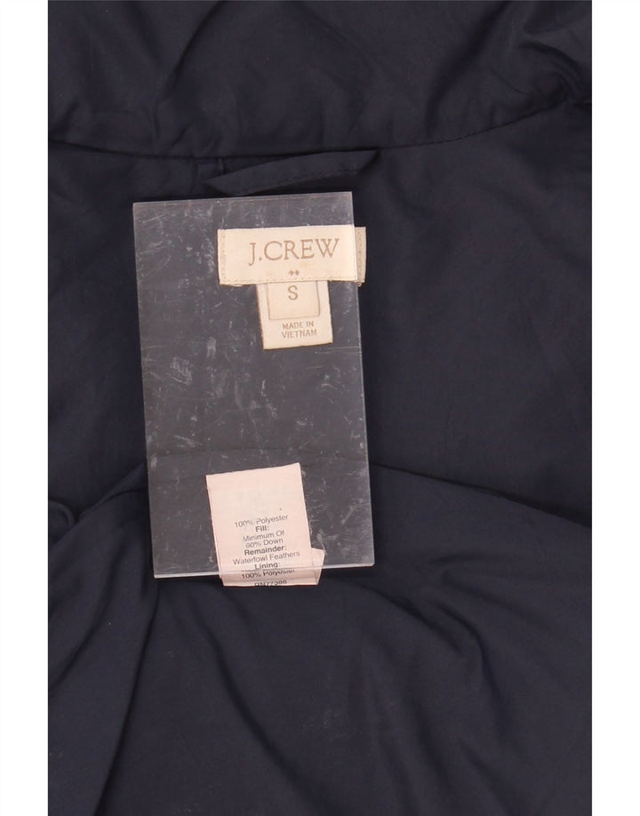 J. CREW Womens Quilted Gilet UK 10 Small Navy Blue Polyester Vintage J. Crew and Second-Hand J. Crew from Messina Hembry 