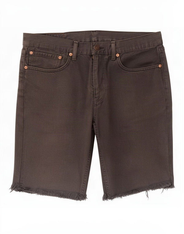 Levi's Mens 511 Slim Fit Denim Shorts Large W34 Grey Cotton