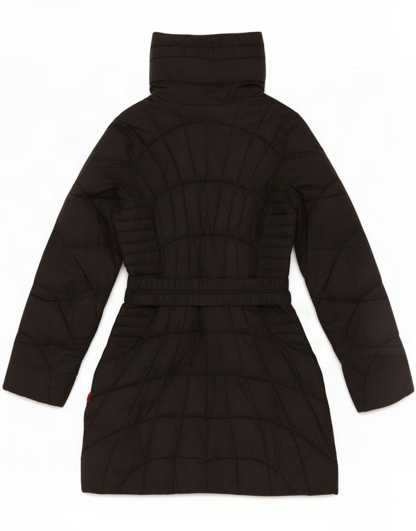 Kappa Womens Padded Coat UK 12 Medium Black Polyamide
