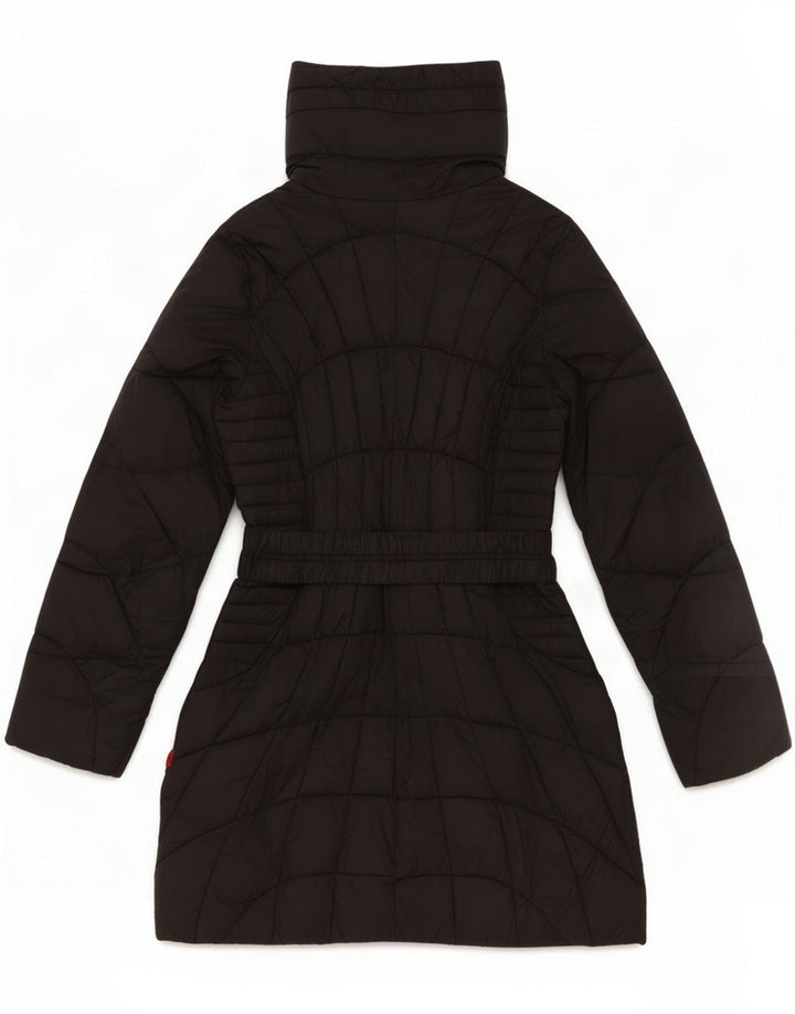 Kappa Womens Padded Coat UK 12 Medium Black Polyamide